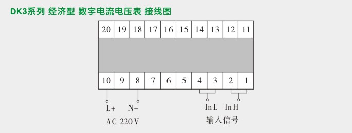 直流电流表,DK3数字电流表,电流表接线图